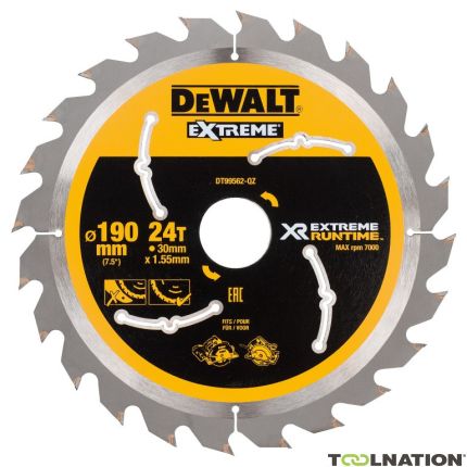 DeWalt DT99562-QZ XR Lama circolare 190 x 30 MM 24T CSB - 1