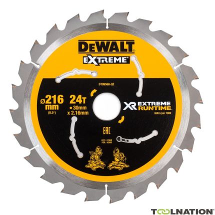 DeWalt DT99569-QZ XR Lama circolare 216mm x 30mm 36T CSB - 1