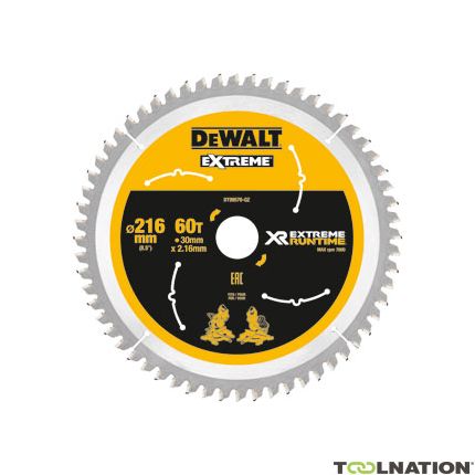 DeWalt DT99570-QZ XR Lama circolare 216 x 30 mm 60T CSB - 1