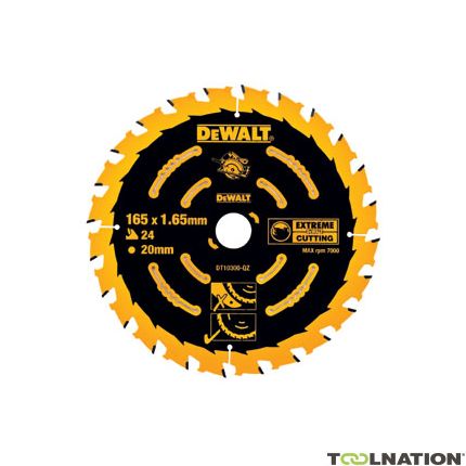 DeWalt DT10300-QZ Lama circolare 165 x 20 mm 24T ATB 5° - 2