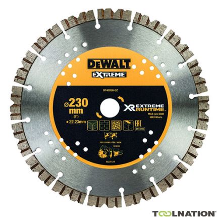 DeWalt DT40260-QZ DT40260 Extreme Runtime Lama diamantata 230 mm - 1