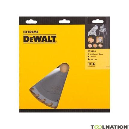 DeWalt DT4226-QZ DT4226 Lama HM 250 x 30 x 30T a denti alternati, positiva a 20° - 1