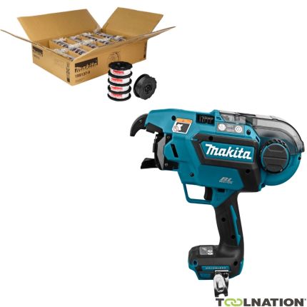 Makita DTR180ZJSET1 SET PARTE 1 - 30 scatole di filo per trecce 199137-9 + omaggio Macchina per trecce a batteria DTR180ZJ 14,4 - 18 Volt escl. batterie e caricabatterie - 1