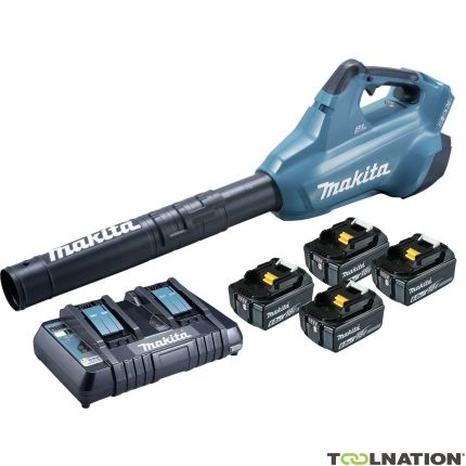 Makita DUB362PG4J 2 soffiatori da 18 volt 6,0Ah Li-Ion + incl. 4 batterie + caricabatteria - 2