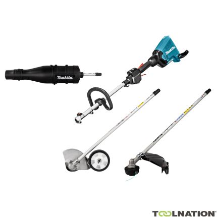 Makita DUX60ZX9 Accu Combi System Impugnatura a D 2 x 18V escluse batterie e caricabatterie + Trimmer, Tagliabordi e Soffiatore - 1