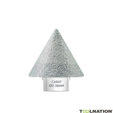 Carat EHM0380406 Fresa diamantata conica a secco Ø 2-38 MM M14 - 1