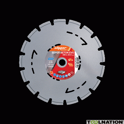 Clipper 70184611458 Super Beton EVO Lama diamantata 350 x 25,4 mm - 1