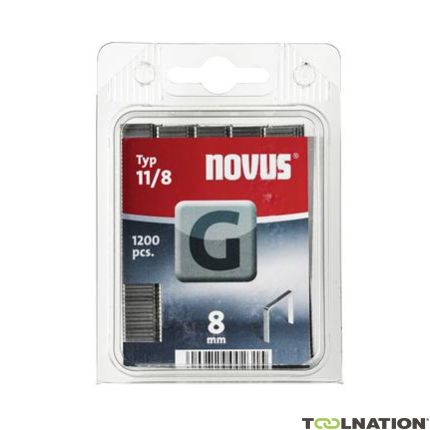 Novus 042-0385 G 11/8 punti metallici 8 mm 1200 pz. - 1