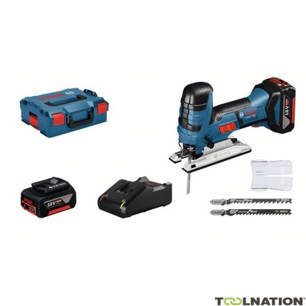 Bosch Professional GST18V-Li S Seghetto alternativo 18 Volt 4,0 AH Li-ion in L-Boxx 06015A5107 - 3