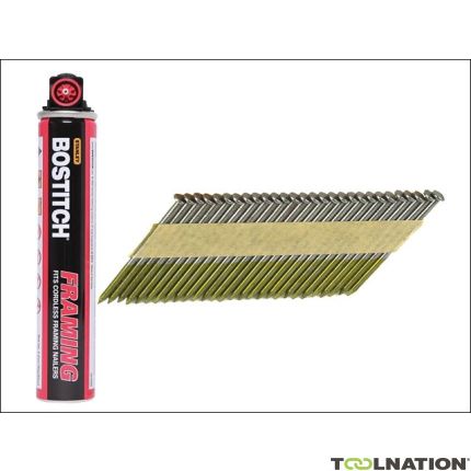 Stanley Bostitch PT2870G12FC Chiodo a striscia + gas 33º 2,8x70 mm zincato liscio 2200 pz. - 1