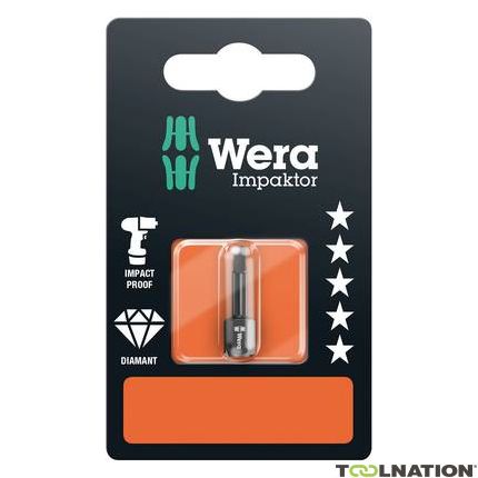 Wera 05073931001 868/1 IMP DC SB SiS Punta quadrata Acciaio per utensili Lega, rivestito di diamante D 6,3 1 pezzo - 1