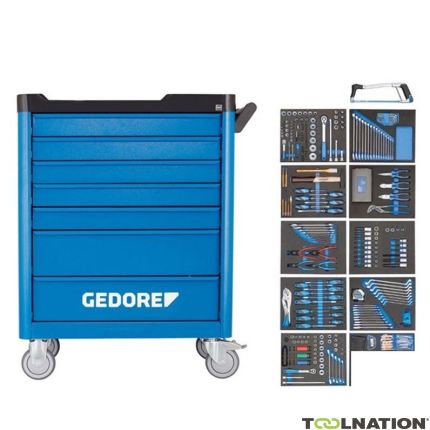 Gedore WSL-L-TS-308 Carrello portautensili 308 pezzi 2980347 - 2