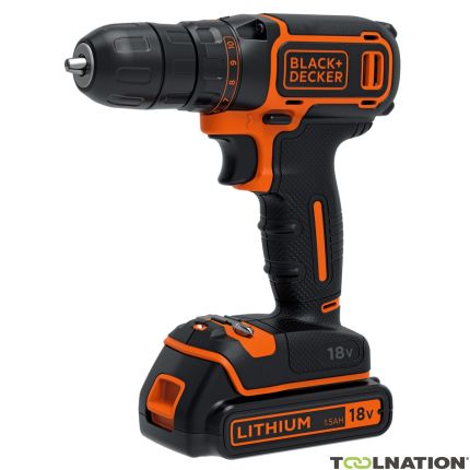 Black & Decker BDCDC18KB-QW DBCDC18KB Cacciavite 18 volt 1,5 Ah Li-ion - 1