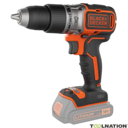 Black & Decker BL188N-XJ Trapano a percussione a batteria 18 volt senza batterie e caricabatterie - 1