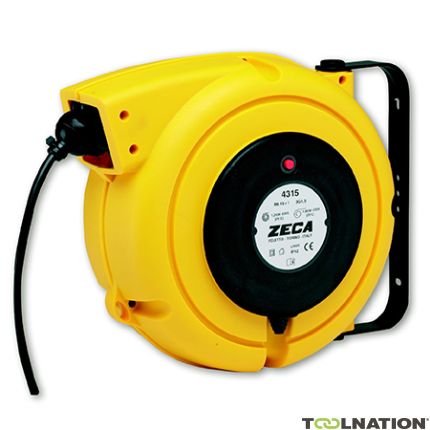 Zeca 800450 X4 Avvolgicavo 15 mtr 230 volt - 1