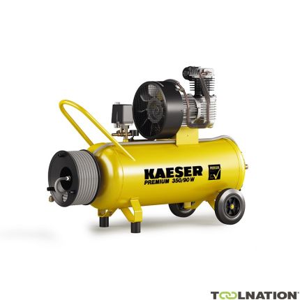 Kaeser 1.1815.10011 Premium 350/90W Compressore a pistoni 230 Volt + Avvolgitore incl. tubo aria da 20 m - 2