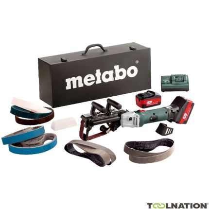 Metabo 600192880 RB18LTX60 SET Smerigliatrice per tubi 18V 5,2Ah Li-Ion con set di accessori - 1