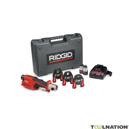 Ridgid 59168 RP241 12 - 35 mm Batteria Elettroutensile 12V 2,5 Ah Li-Ion + 3 ganasce V14-V16-V22 - 4