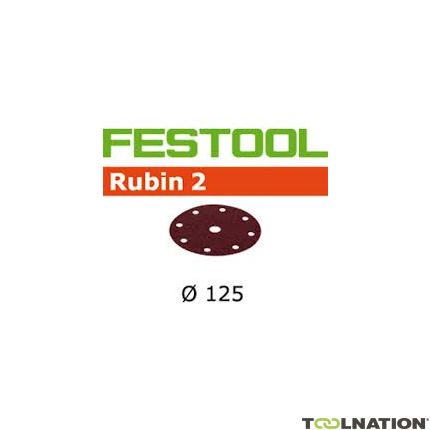 Festool 499099 Dischi abrasivi Rubin 2 STF D125/90 P180 RU/50 - 1