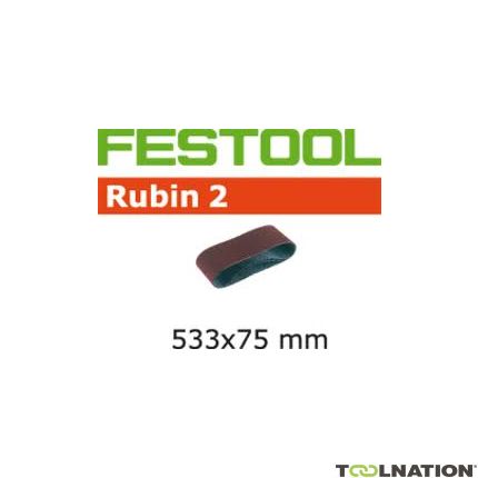 Festool 499158 Nastro abrasivo Rubin 2 BS75/533x75-P100 RU/10 - 1