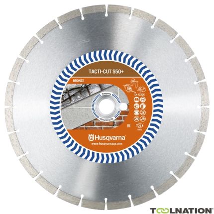 Husqvarna 579 81 56-10 Tacti-Cut S50 Plus Lama diamantata per calcestruzzo 300 x 20 mm - 1