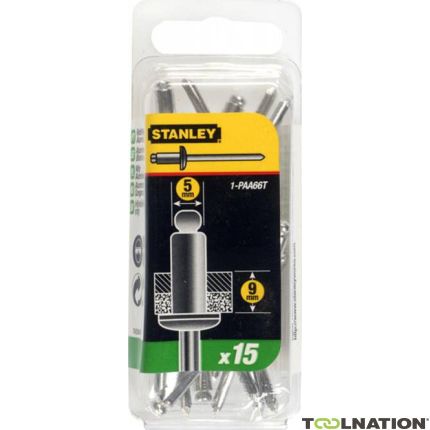 Stanley 1-PAA66T rivetti a strappo 5 x 9 mm - 15 pezzi - 1