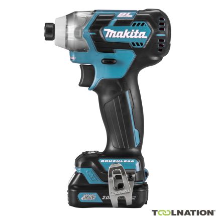 Makita TD111DSAJ Avvitatore a percussione 10,8V 2,0Ah Li-Ion carbon brushless in Mbox - 2