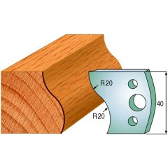 CMT 691.009 Coppia di controlame altezza 40 mm numero 9