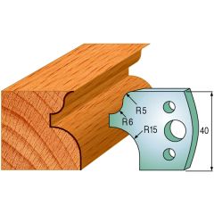 CMT 690.011 Coppia di coltelli profilati altezza 40 mm numero 11