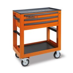 Beta 050000301 C50S-O Carrello di servizio a 3 cassetti arancione