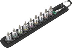 Wera 05003882001 Cintura 3 TORX HF Zyklop Set di bussole TORX con funzione di tenuta, 1/4" drive