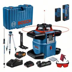 Bosch Professional GRL 600 CHV Laser rotante professionale 18V 4.0 ProCore + treppiede + righello 06159940P5