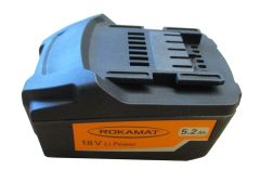 Rokamat 08050 Batteria 18 volt 5,2 Ah agli ioni di litio