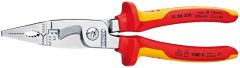 Knipex 13 86 200 1386200 Pinza multifunzionale per installazioni elettriche, VDE