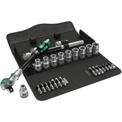 Wera 05004076001 8100SC6 Set di cricchetti Zyklop Speed 1/2" Metric 28-Piece