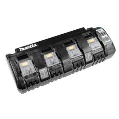 Makita 196426-3 Caricatore multiplo DC18SF a 4 porte per LXT 14,4 - 18 volt