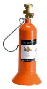 Sievert 200417 bottiglia arancione con cucitura e piede 0,42 kg, non riempita