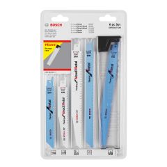 Bosch Professional 2607010907 Set di lame per seghe alternative Demolition 6 pezzi in blister