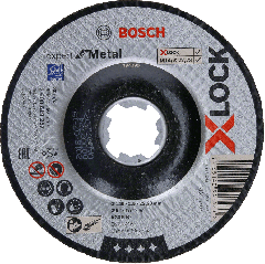 Bosch Professional 2608619256 X-LOCK Expert for Metal disco da taglio 115 mm x 2,5 mm svasatura A 30 S BF