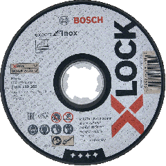 Bosch Professional 2608619260 X-LOCK Disco da taglio Expert per Inox 115 mm x 1,6 mm AS 46 T INOX BF