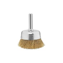 Bosch Professional 2608622008 Spazzola per calza 50 mm ondulata con gambo da 6 mm Ottone