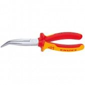 Knipex 26 26 200 2626200 Pinza teleobiettivo curva + taglierina laterale VDE 200 mm