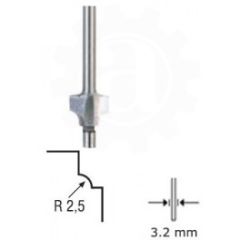 Proxxon 29040 Fresatrice per bordi con rullo 5 mm gambo 3,2 mm