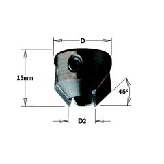 CMT 316.040.12 Svasatura a scorrimento 16 mm D2: 4 mm a sinistra