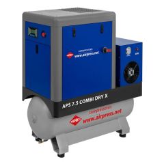 Airpress 369007 APS 7,5 CombiDry X Compressore a vite 230 volt