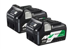 HiKOKI 373788 TwinPack - Batteria Multivolt BSL36A18 36V 2,5Ah/ 18V 5,0Ah Li-Ion