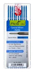 Pica PI4041 4041 Dry Refill blu impermeabile per matita marcatrice