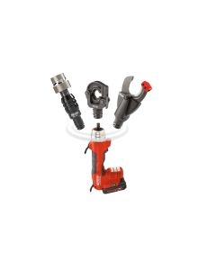 Ridgid 43633 RE 60 utensile idraulico a batteria per montatori elettrici 18V 2.0Ah Li-Ion + testa di taglio, testa di crimpatura e testa di punzonatura