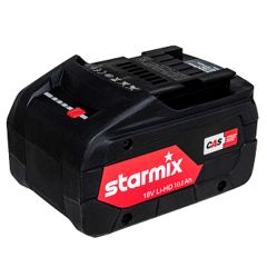 Starmix 457031 Batteria 18 Volt 10.0.Ah LiHD