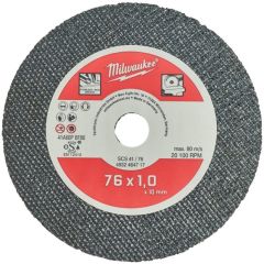 Milwaukee 4932464717 Disco da taglio 76 x 10 mm per metallo 5 pezzi